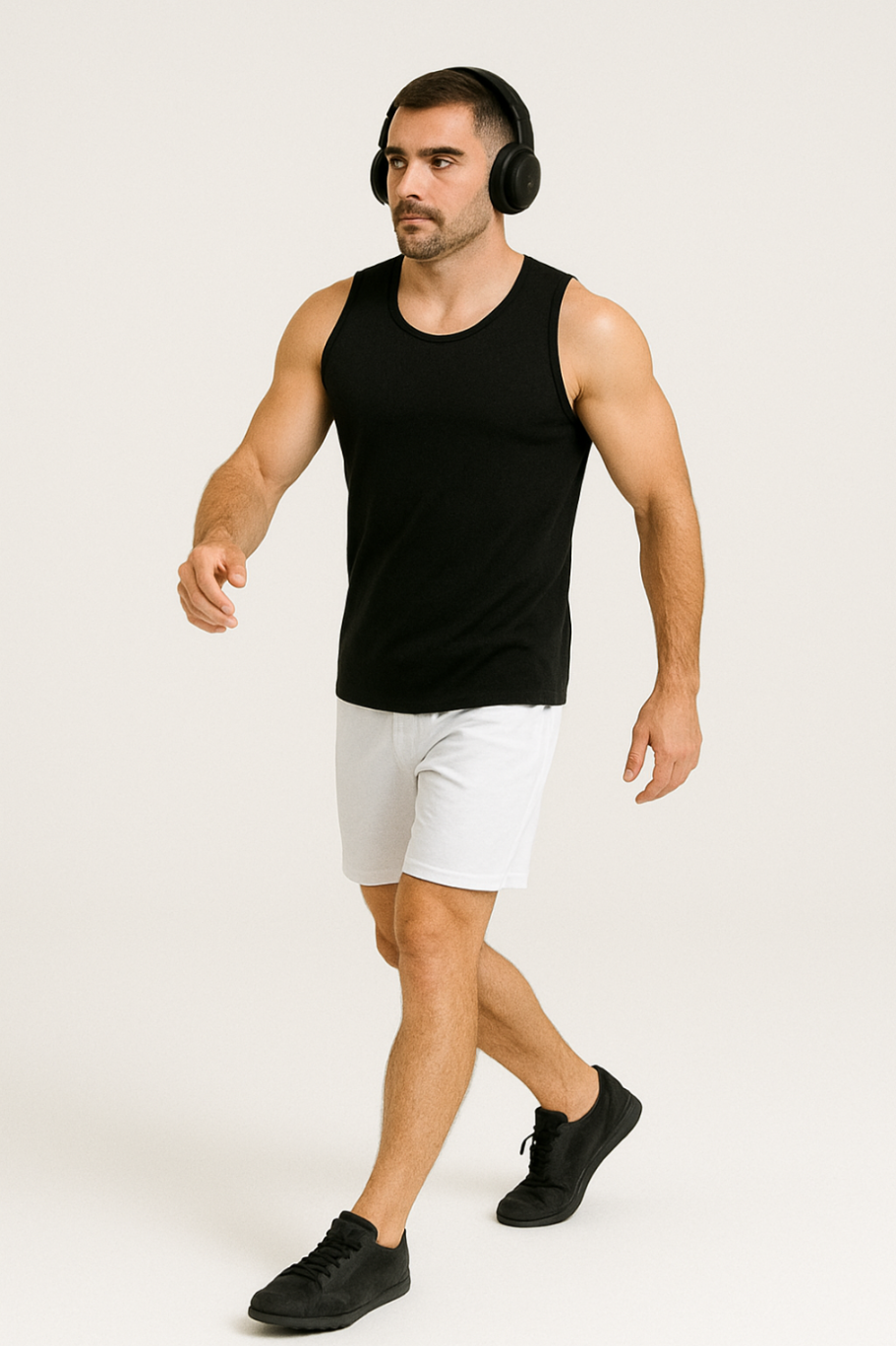 Koszulka meska Tank top bez rekawow czarny Dannycompl 6