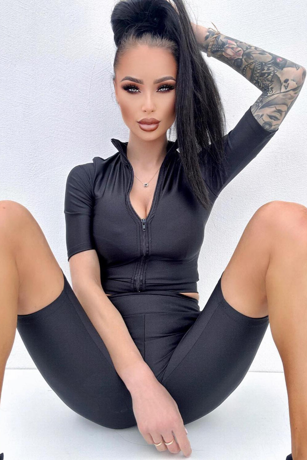 Szorty push-up czarny S169 Danny com pl 3