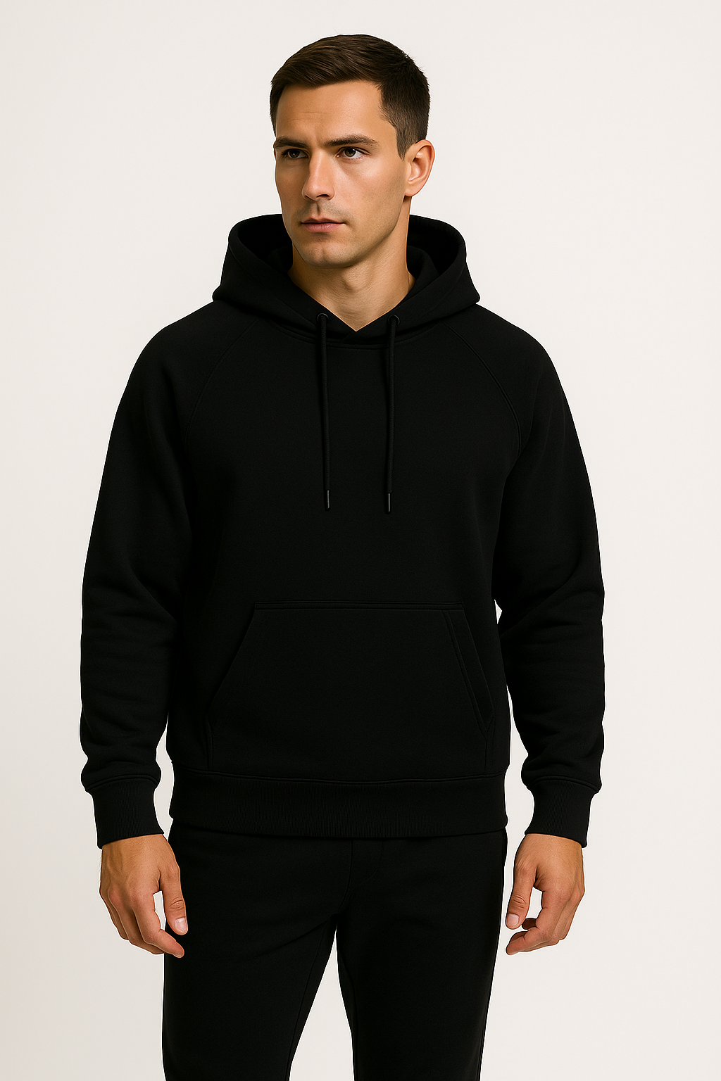 Bluza męska z kapturem kieszen kangurka