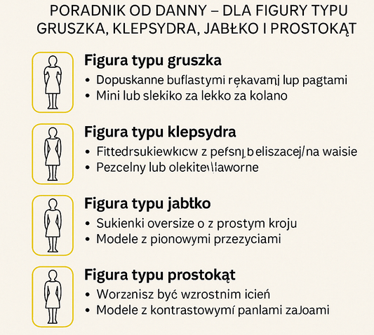 Jak dobrać sukienkę do typu sylwetki? - DANNY