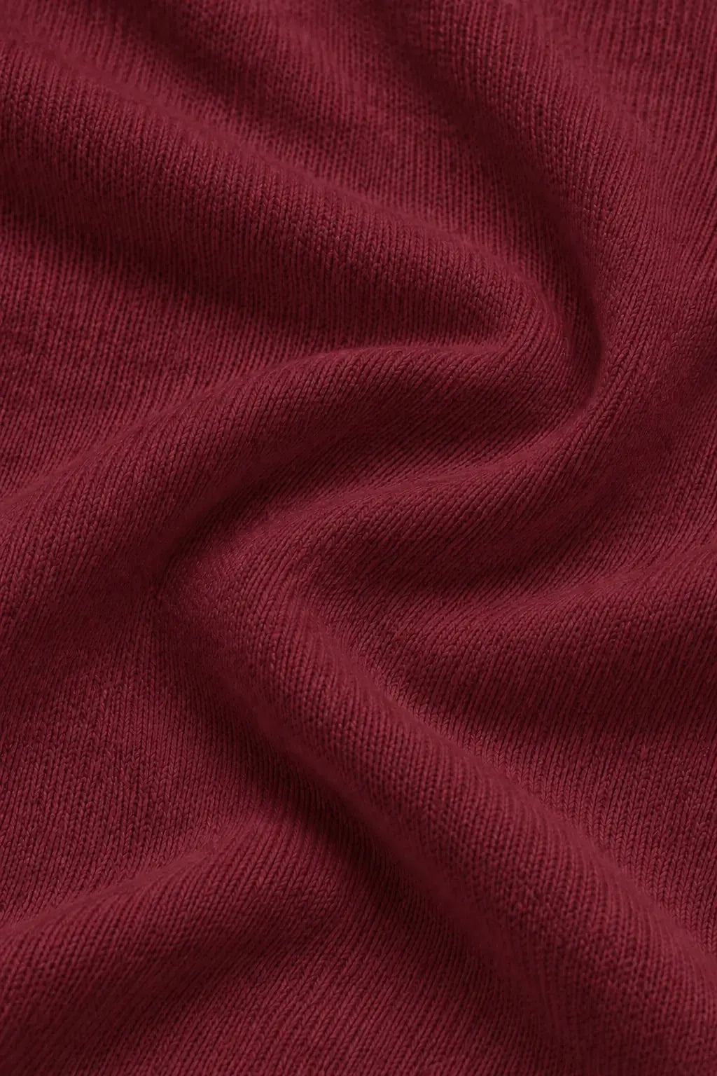 Bordowa dzianina single jersey 200 g/m² – detal materiału DANNY