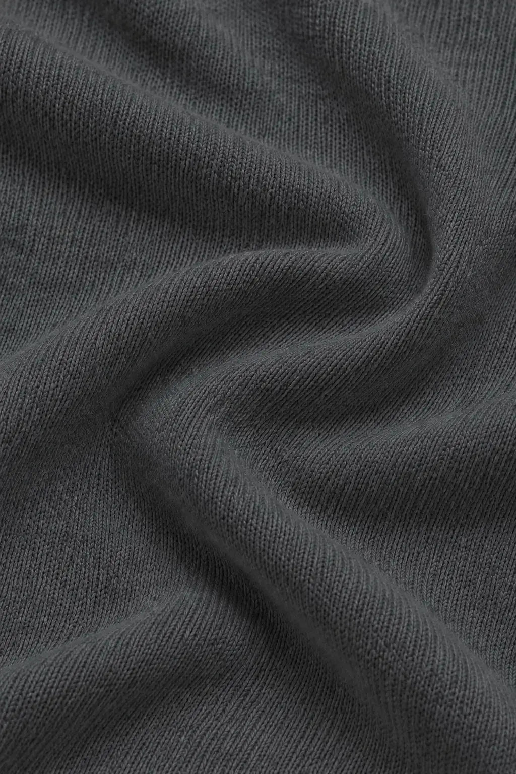 Szara antracytowa dzianina single jersey 200 g/m² – detal DANNY