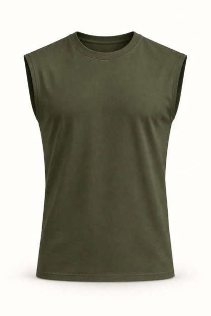 T-shirt męski Urban Muscle Olive2 – packshot bez modela