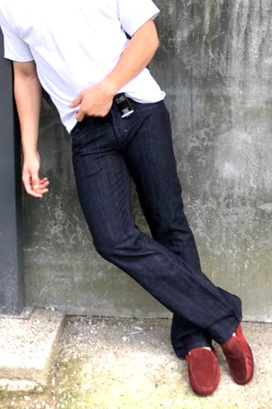 Spodnie męskie jeansowe Jack czarne W5410