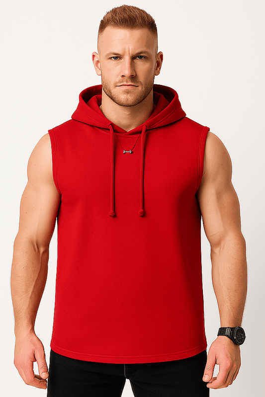 Bluza męska z kapturem czerwona  Urban Flex - DANNY