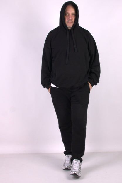 Bluza męska z ozdobnymi szwami czarna S5110 - DANNY