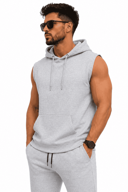 bluza meska z kapturem bez rekawa proil DANNY 