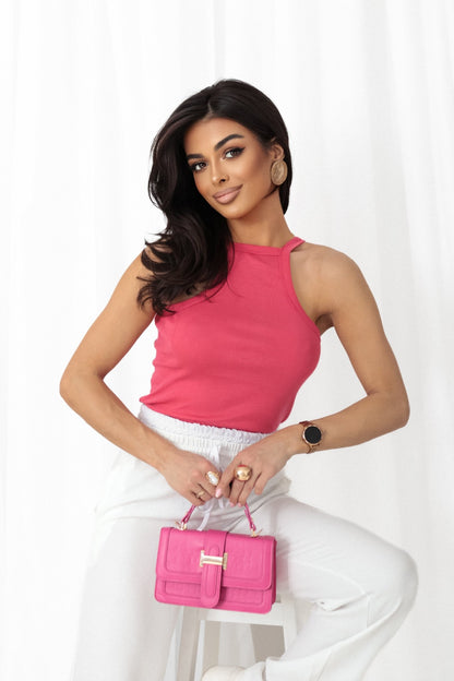 Bokserka damska bawełniana różowa S181 - DANNY