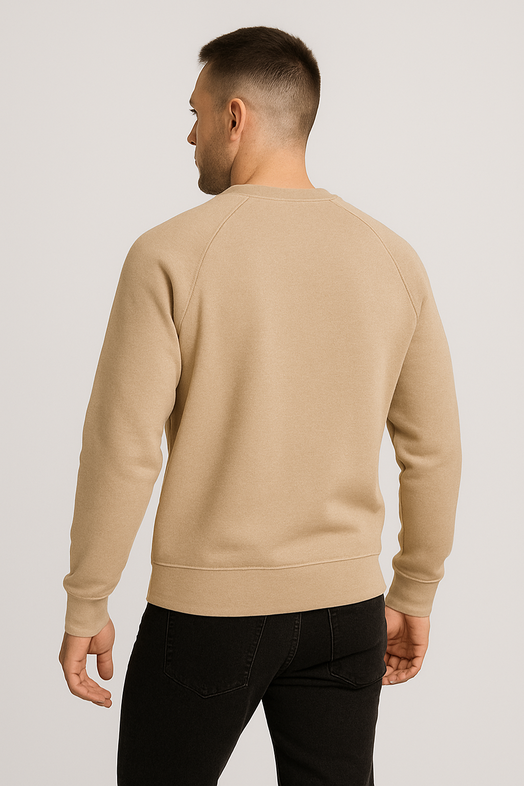 Bluza męska kangurka beżowa