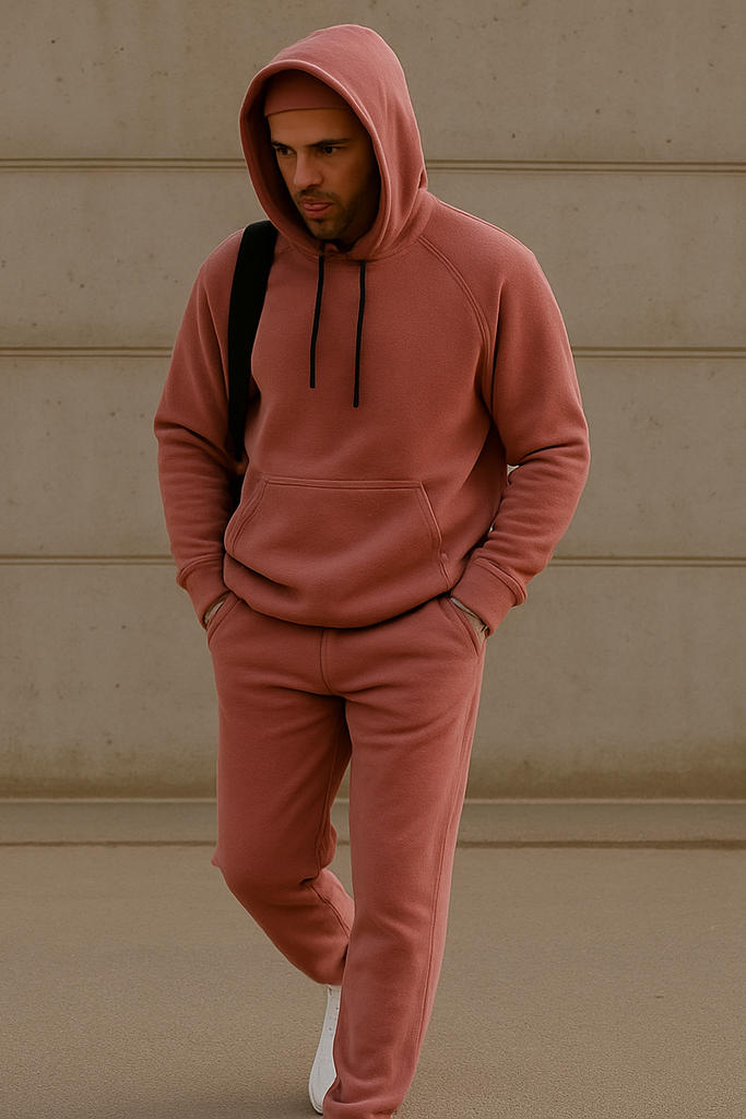 Komplet welurowy Różowy DANNY