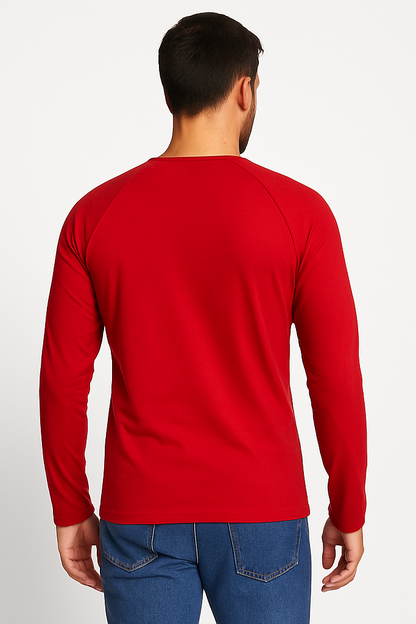 Longsleeve męski czerwony DANNY