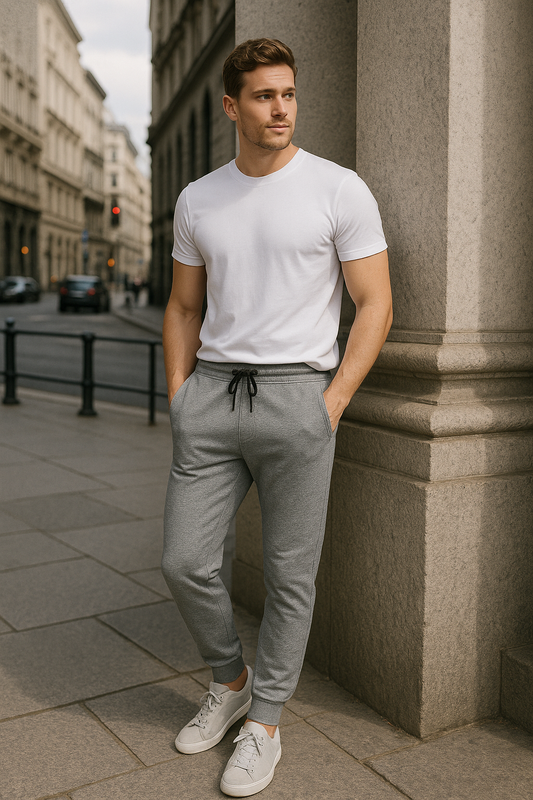 Spodnie męskie Joggers Szare DANNY