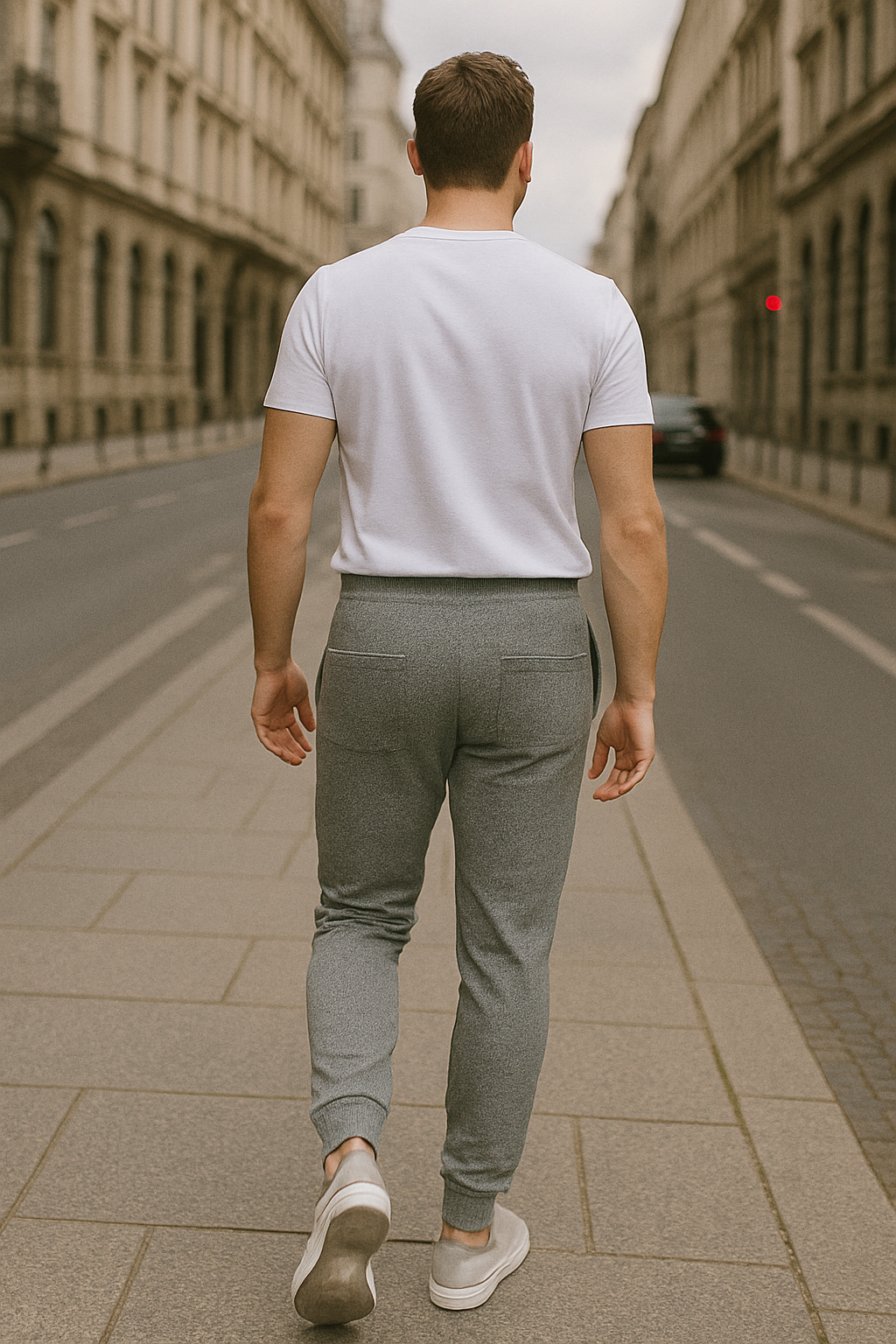 Spodnie męskie Joggers Szare DANNY