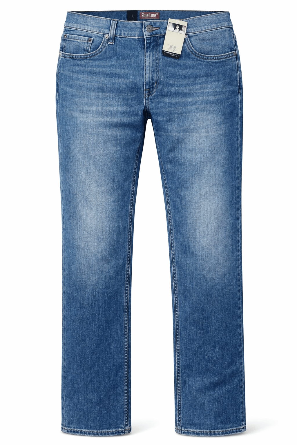 Jeansy męskie BURGOS – klasyczna prosta nogawka - DANNY