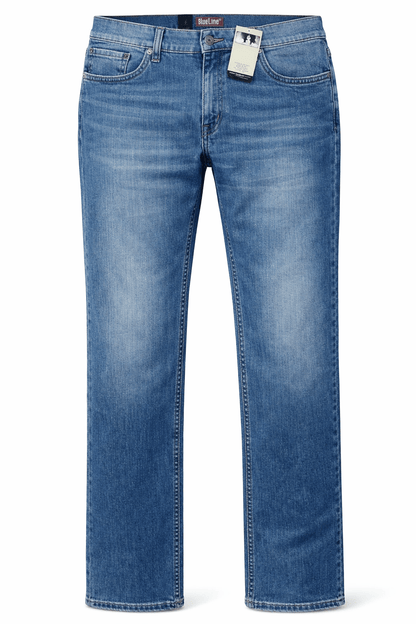 Jeansy męskie BURGOS – klasyczna prosta nogawka - DANNY