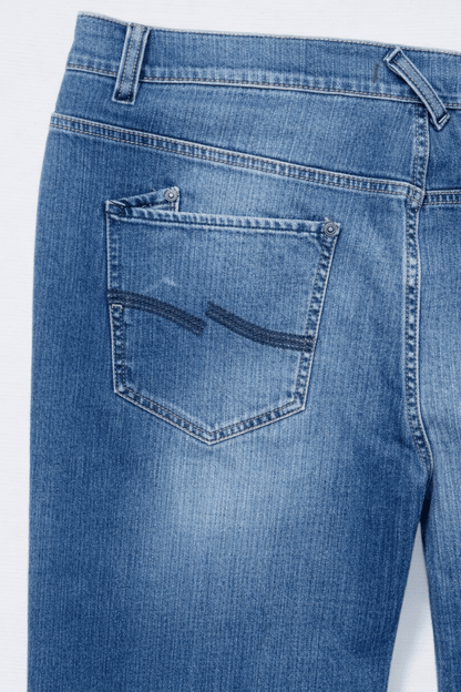 Jeansy męskie BURGOS – klasyczna prosta nogawka - DANNY