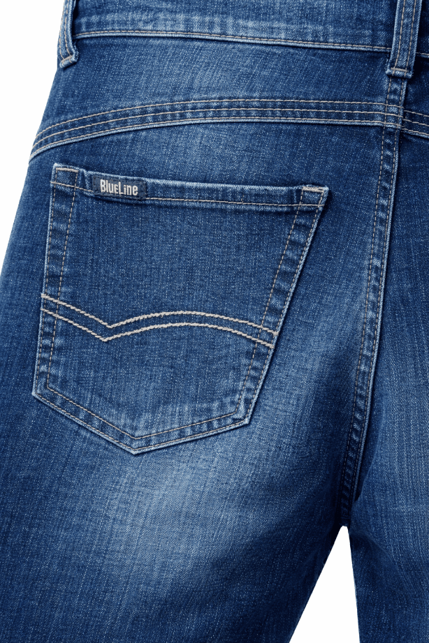 Jeansy męskie LUIS BlueLine prosta nogawka klasyczne denim - DANNY