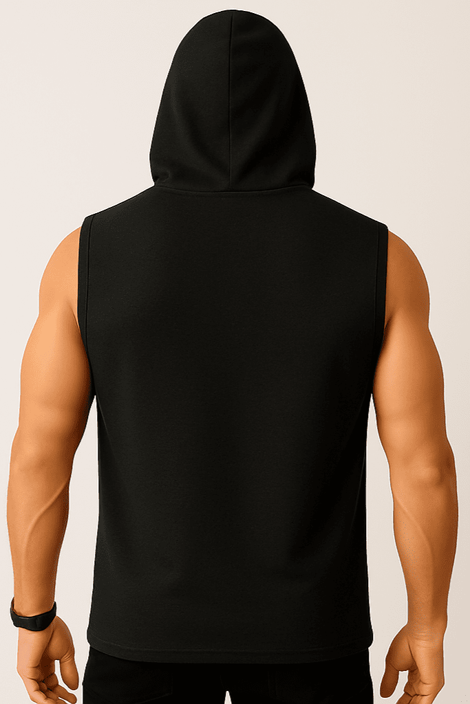 Koszulka męska bez rękawów Urban Flex czarna W5506 - DANNY