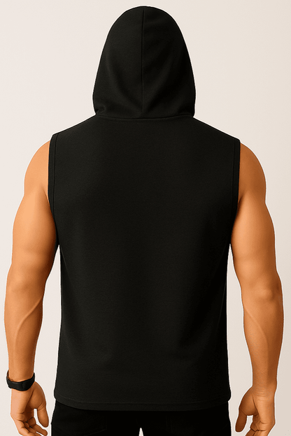 Koszulka męska bez rękawów Urban Flex czarna W5506 - DANNY