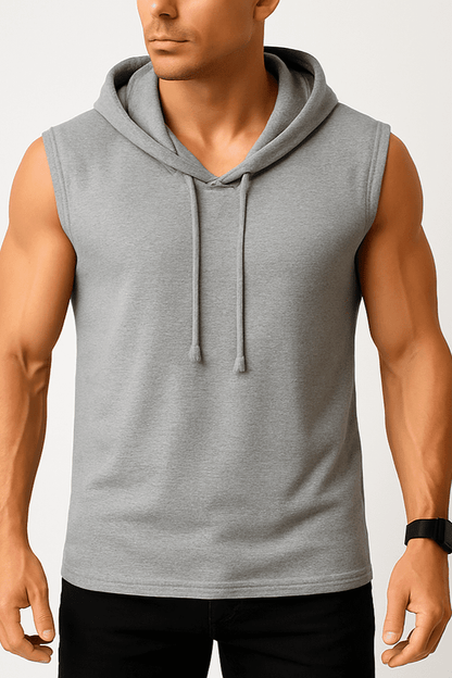 Koszulka męska bez rękawów Urban Flex szara W5506 - DANNY