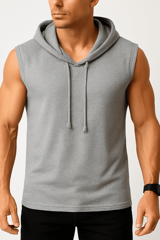 Koszulka męska bez rękawów Urban Flex szara W5506 - DANNY