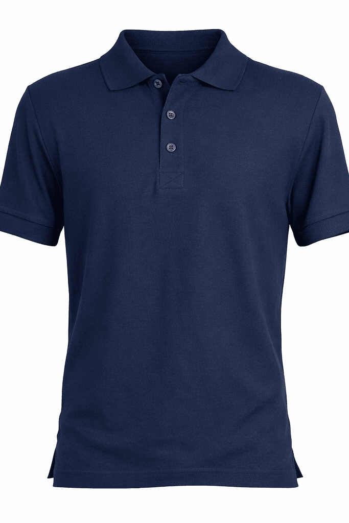 Koszulka polo męska granatowa duchu