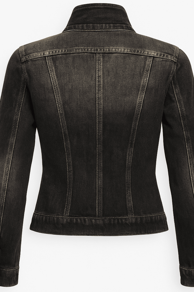 Kurtka damska jeansowa katana - czarna S2009 - DANNY