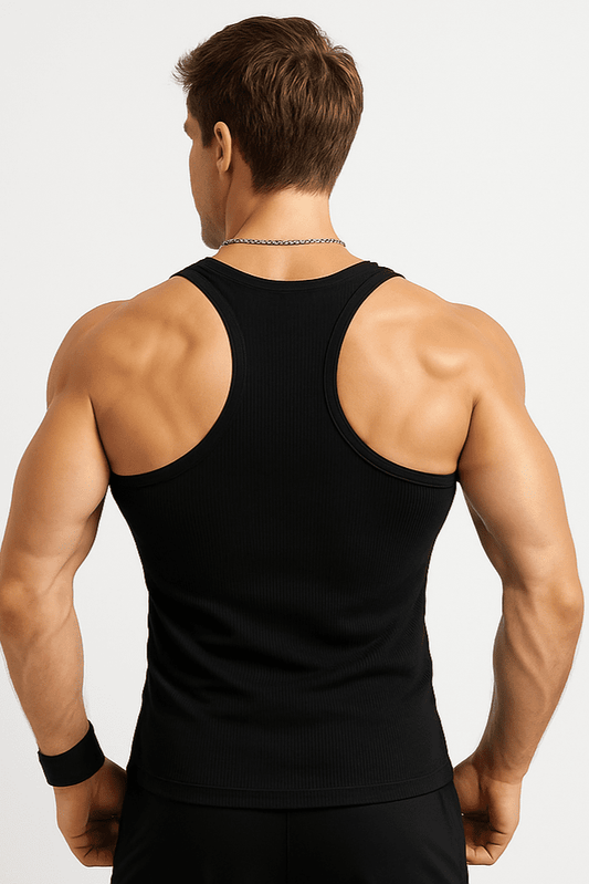 Męska Bokserka Prążkowana Czarna W5508 - DANNY