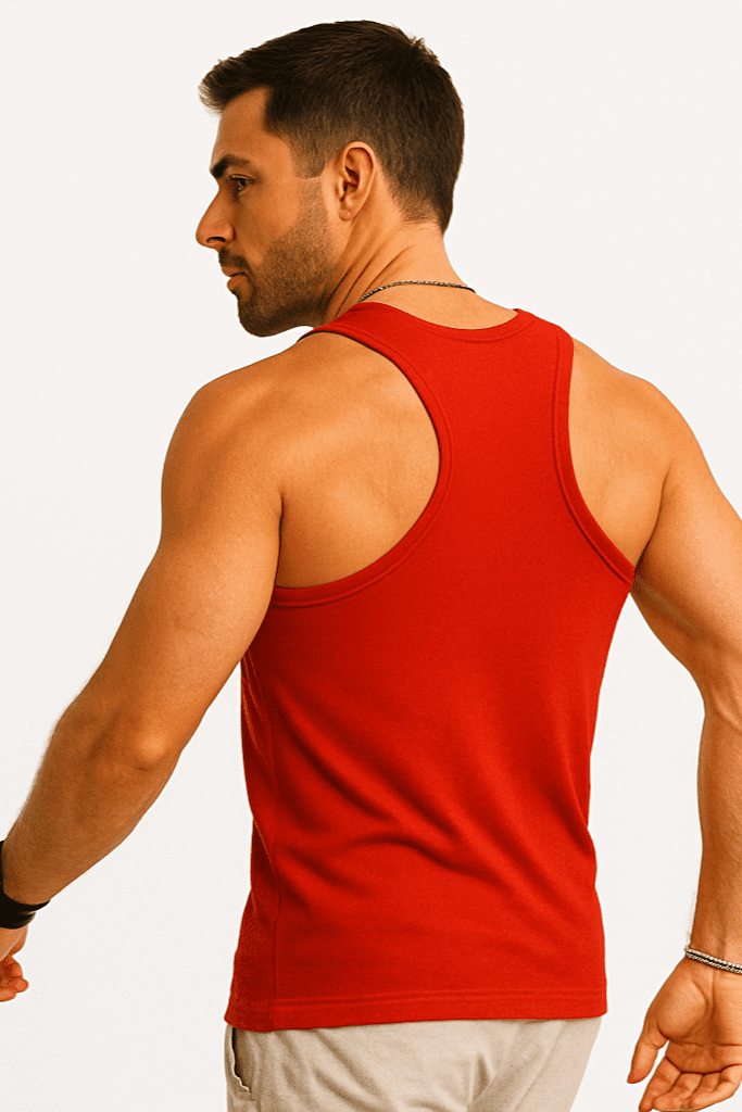 Męska Bokserka Prążkowana Czerwona W5508 - DANNY