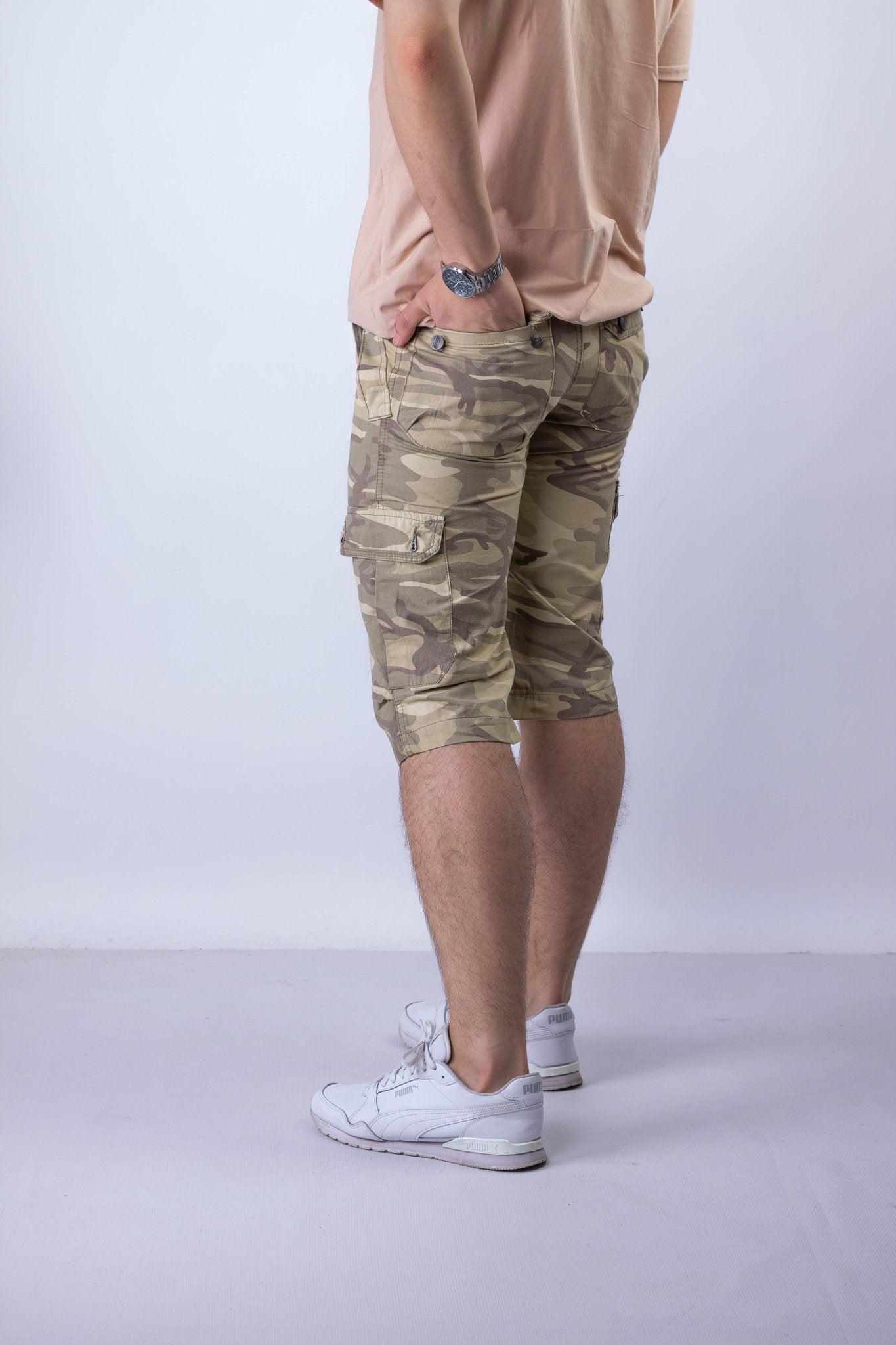 Spodenki męskie bojówki moro W5403 - DANNY