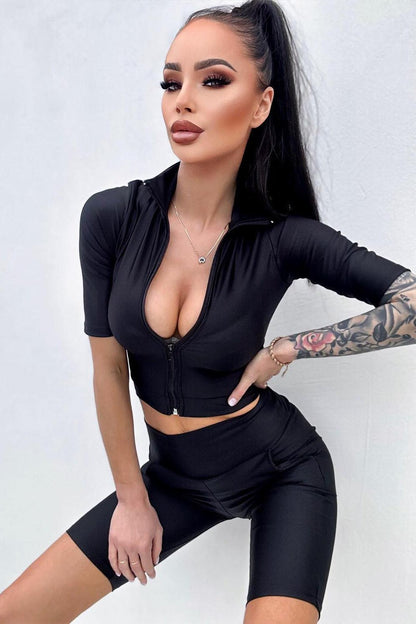 Spodenki push - up z lukry czarny S169 - DANNY