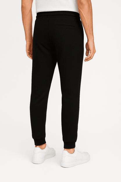 Spodnie Dresowe Joggers Męskie Czarne W5203 - DANNY