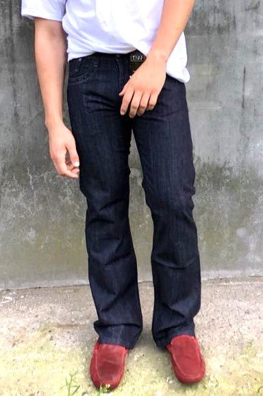 Spodnie męskie jeansowe Jack czarne W5410 - DANNY