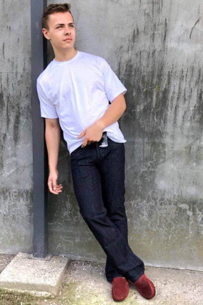 Spodnie męskie jeansowe Jack czarne W5410 - DANNY