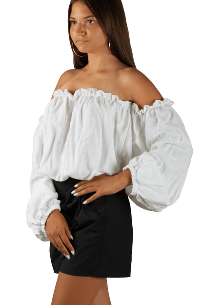 Szorty dresowe damskie czarny S153 - DANNY