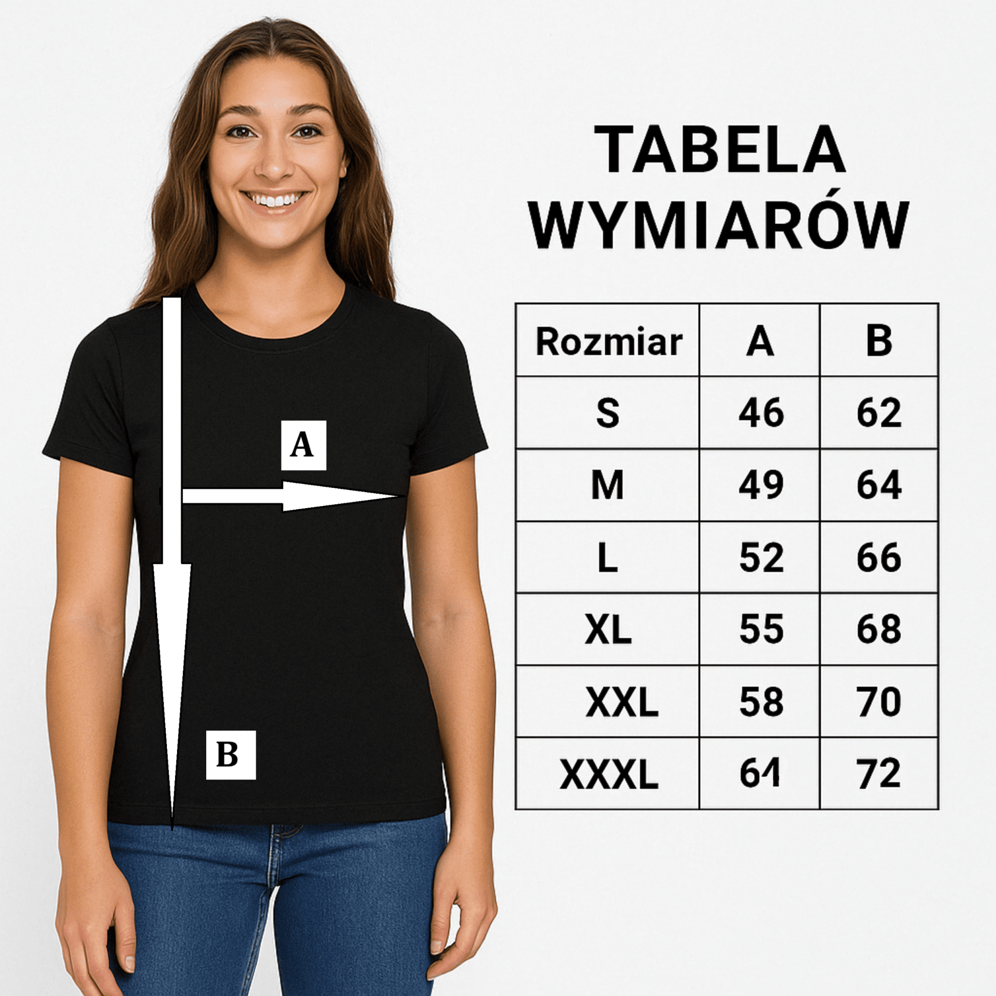 T-shirt damski Basic niebieski S182 - DANNY