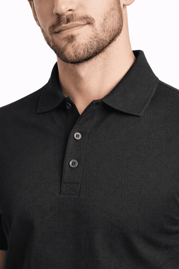 Zestaw: Koszulka Polo Męska Czarna i Biała (2 - pack) - DANNY