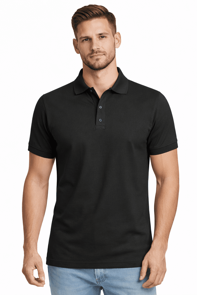 Zestaw: Koszulka Polo Męska Czarna i Biała (2 - pack) - DANNY